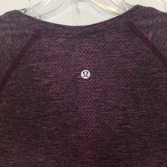 Lululemon Purple Swiftly Tech Long Sleeve Crew Size 10 - Picture 4 of 5